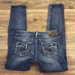 Silver boy friend jeans